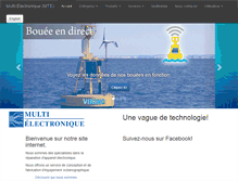Tablet Screenshot of multi-electronique.com